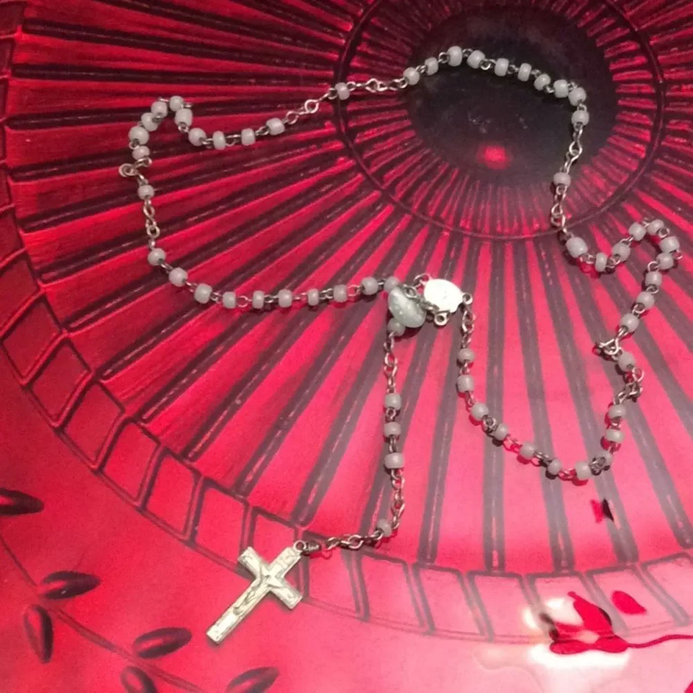 KIDS Beautiful💞rose quartz rosary 💞